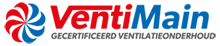 Ventimain logo - ventilatieonderhoud, reiniging afzuigkanalen | Schone lucht voor elk gebouw