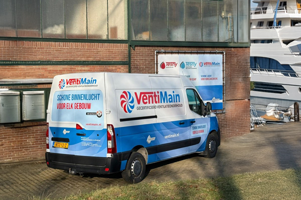 VentiMain Bedrijfsauto bedrijfspand magazijn Heusden Scheepswerf